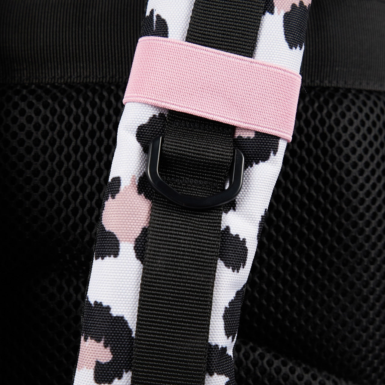 45L Backpack Leopard Pink Zip