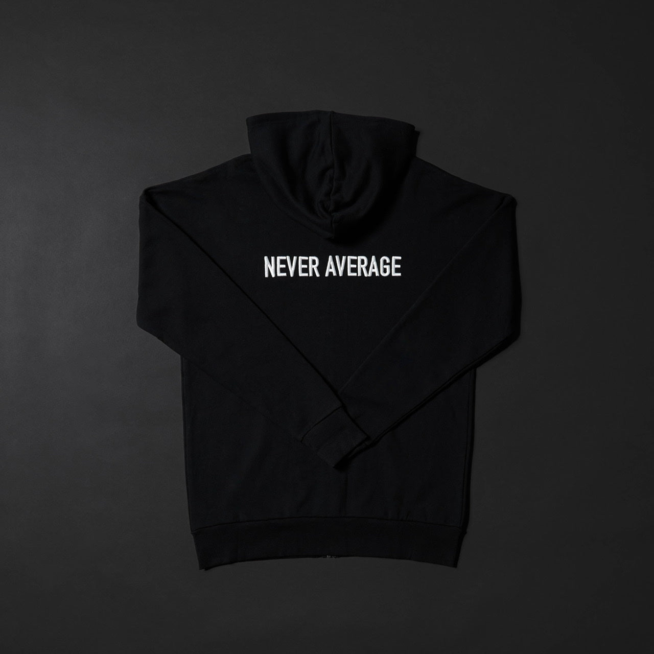 Alpha Black Zip Up Hoodie (SALE)