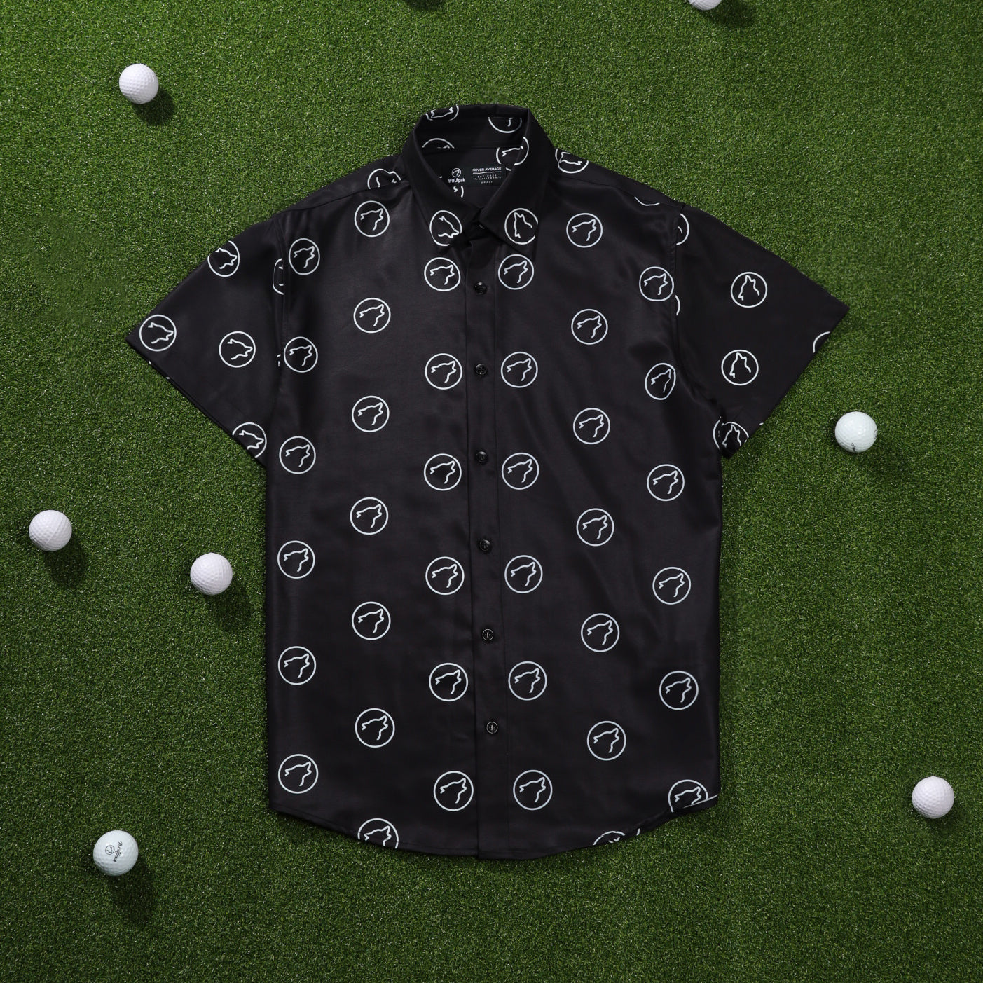 Alpha Black Country Club Button Up (SALE)