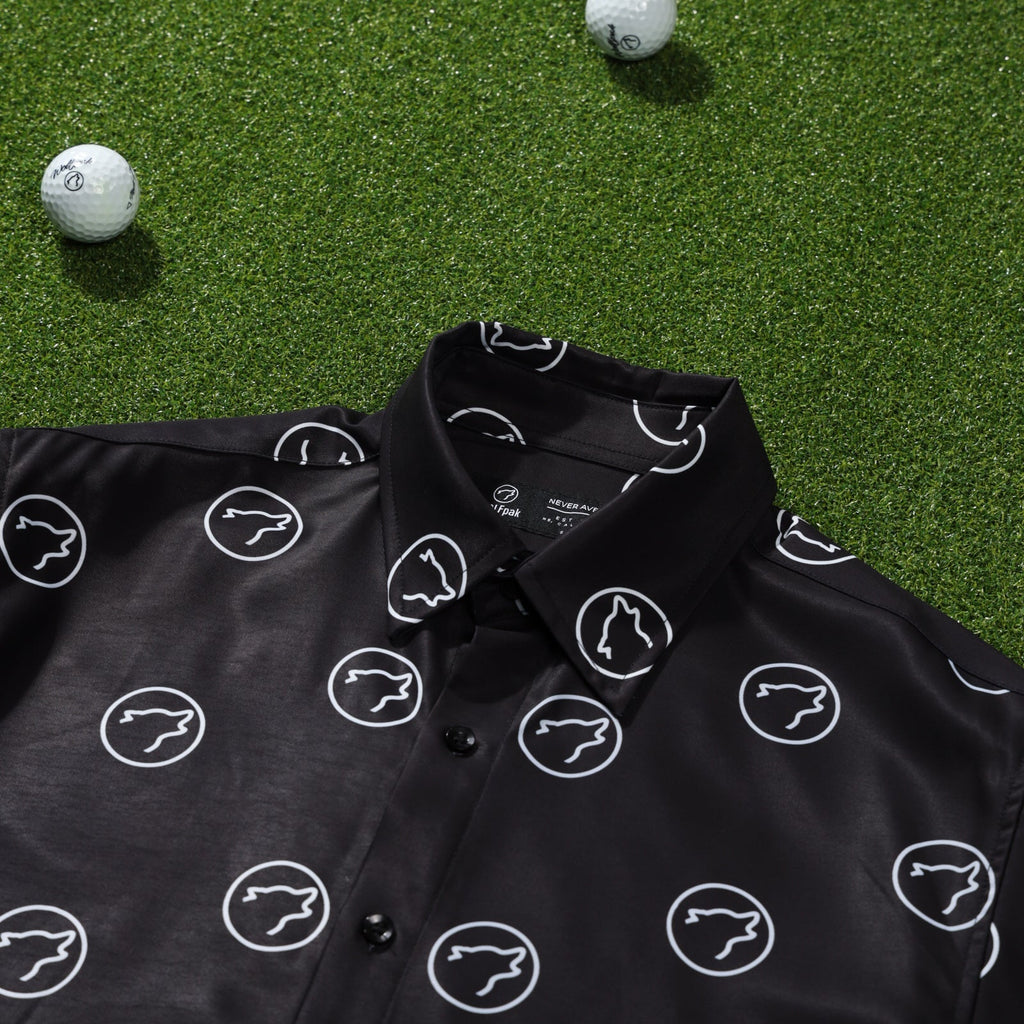 Alpha Black Country Club Button Up (SALE)