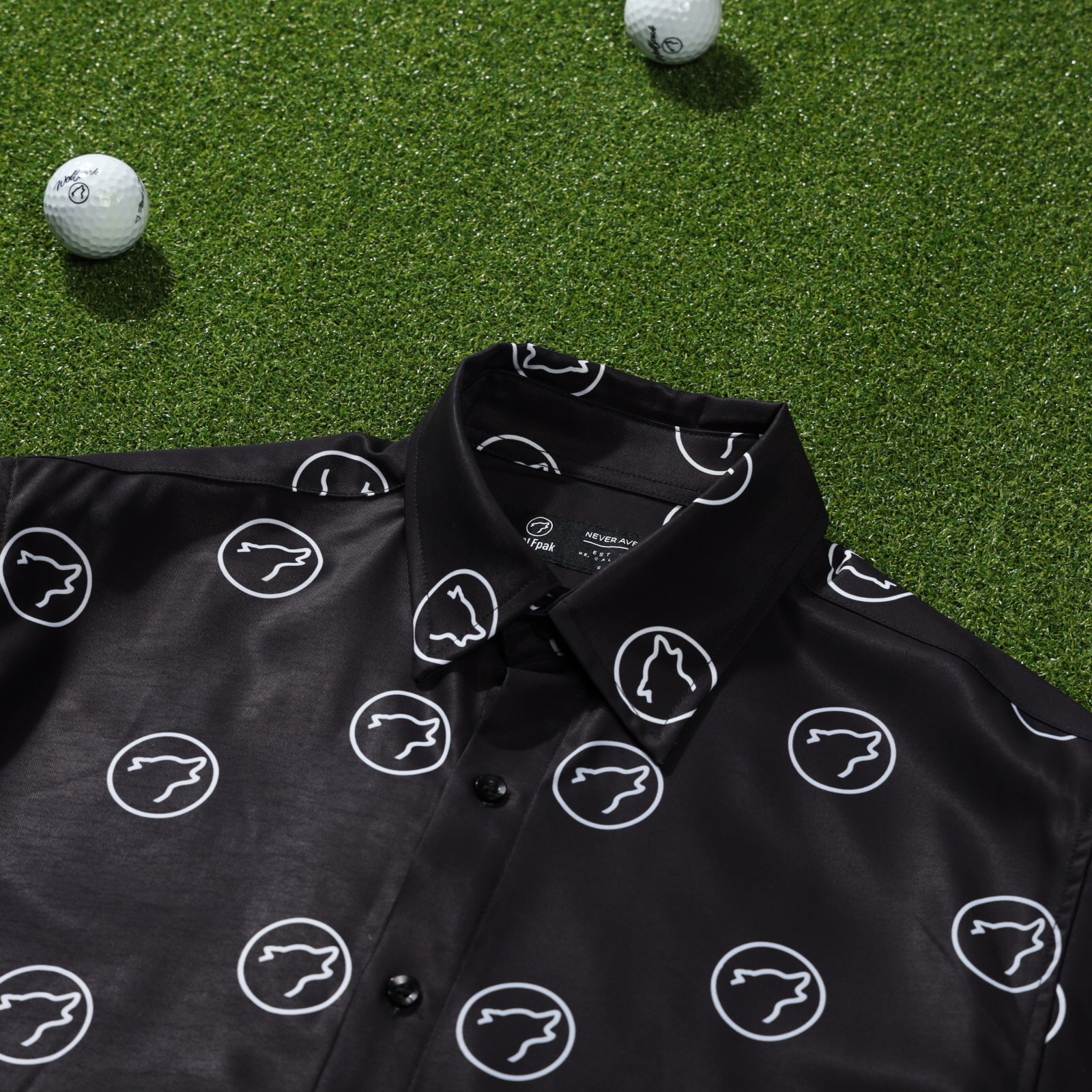 Alpha Black Country Club Button Up (SALE)