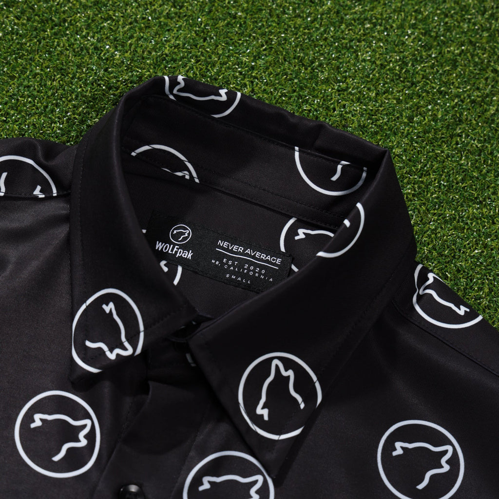 Alpha Black Country Club Button Up (SALE)