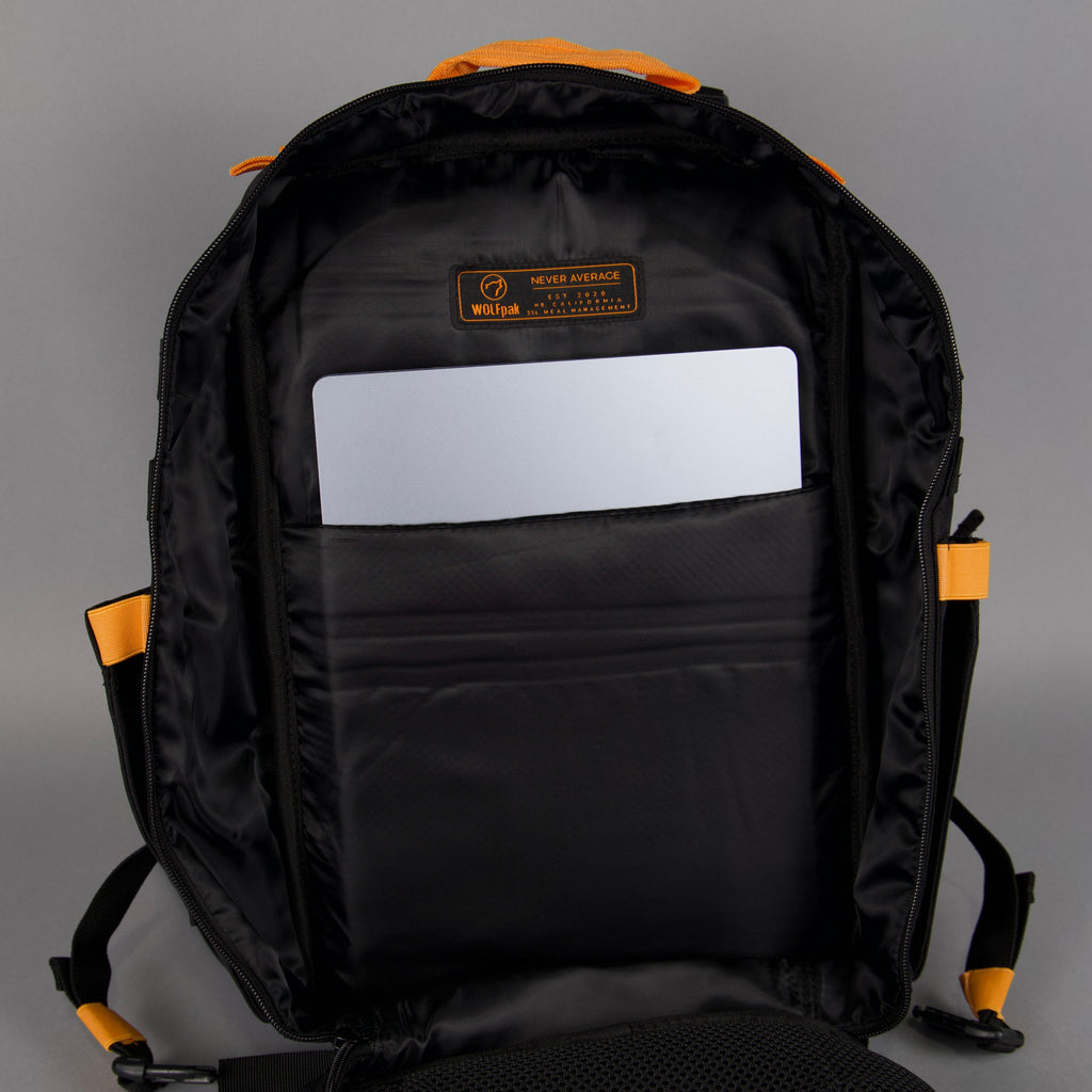 35L Meal Prep Management Backpack Orange Turbo
