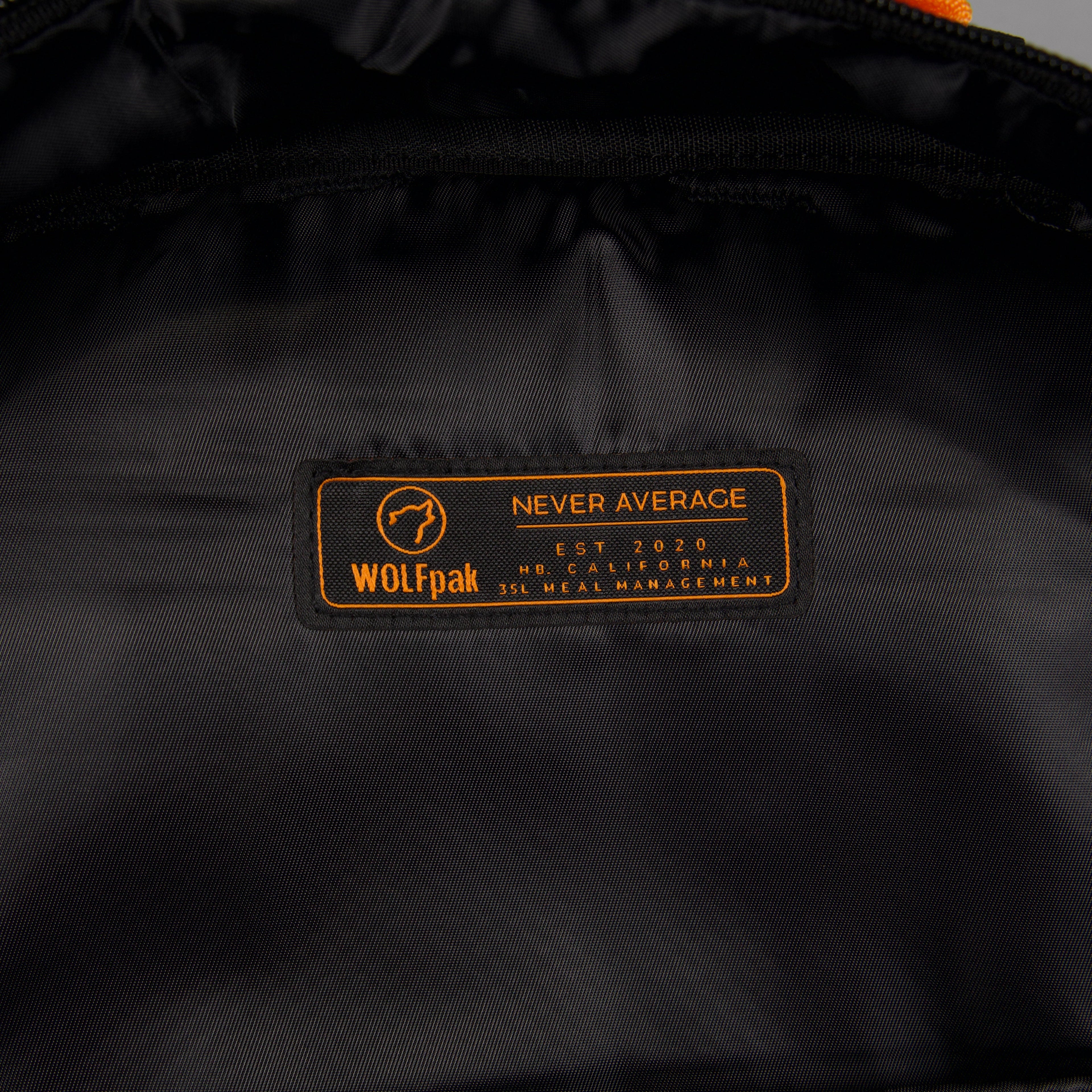 35L Meal Prep Management Backpack Orange Turbo