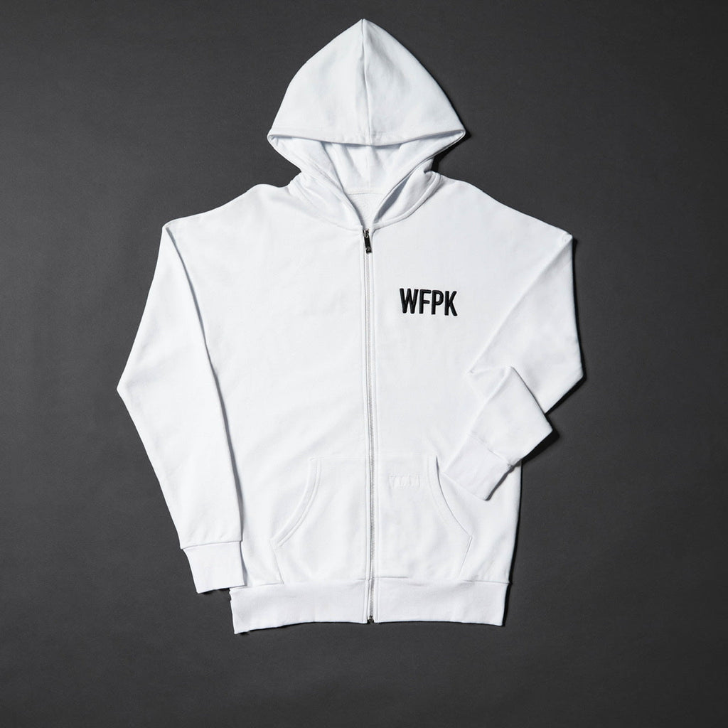 Arctic White Zip Up Hoodie (SALE)