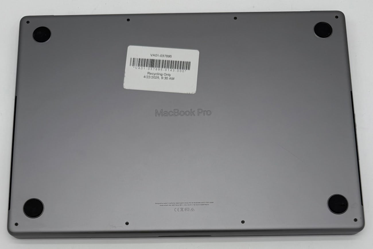 Apple MacBook Pro 16" A2485 M1 Max 3.2GHz 24-Core GPU 32GB RAM 1TB SSD macOS