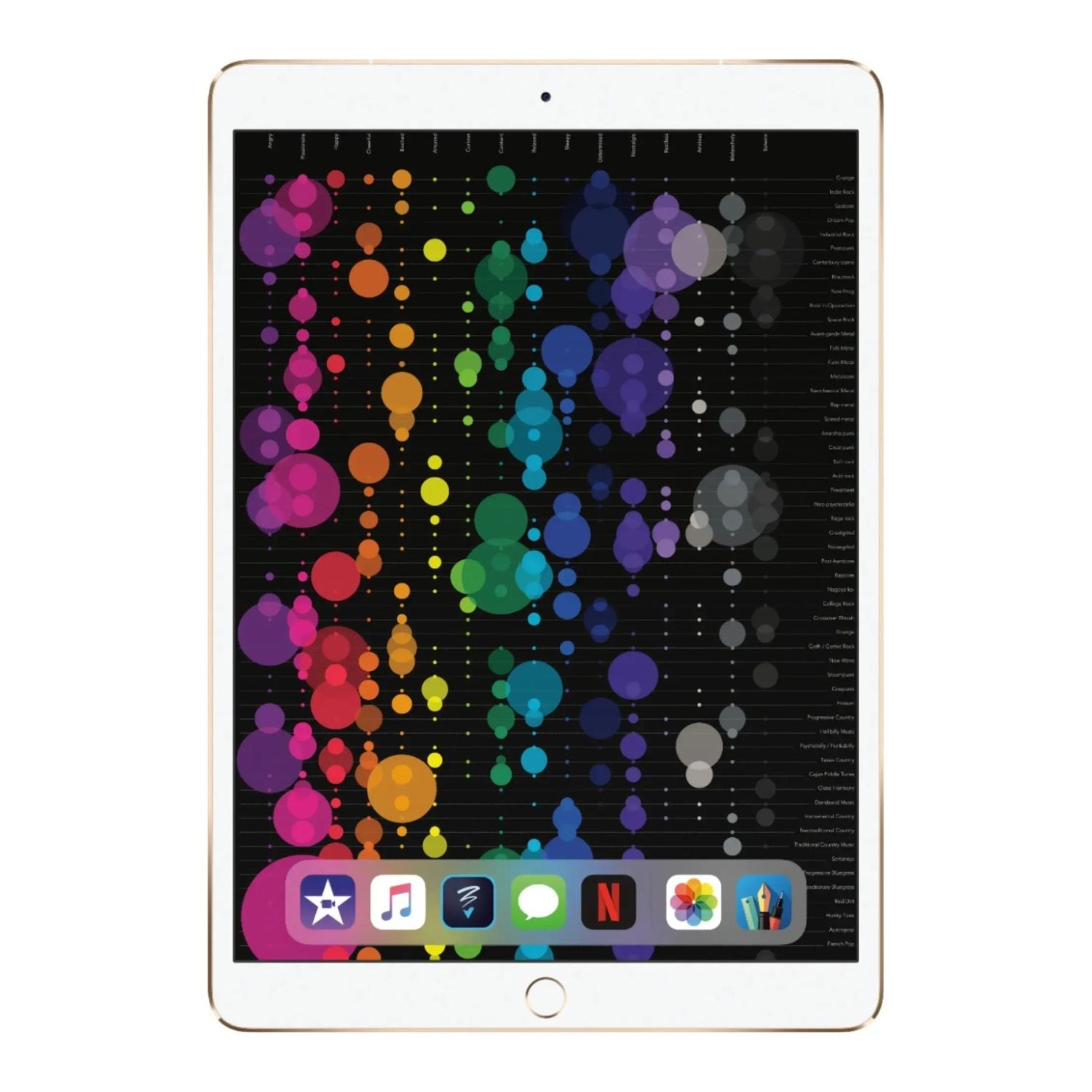 Apple – 10.5″ iPad Pro (1st Gen, Wi‑Fi + Cellular) – 512 GB – Gold – MPMG2LL/A