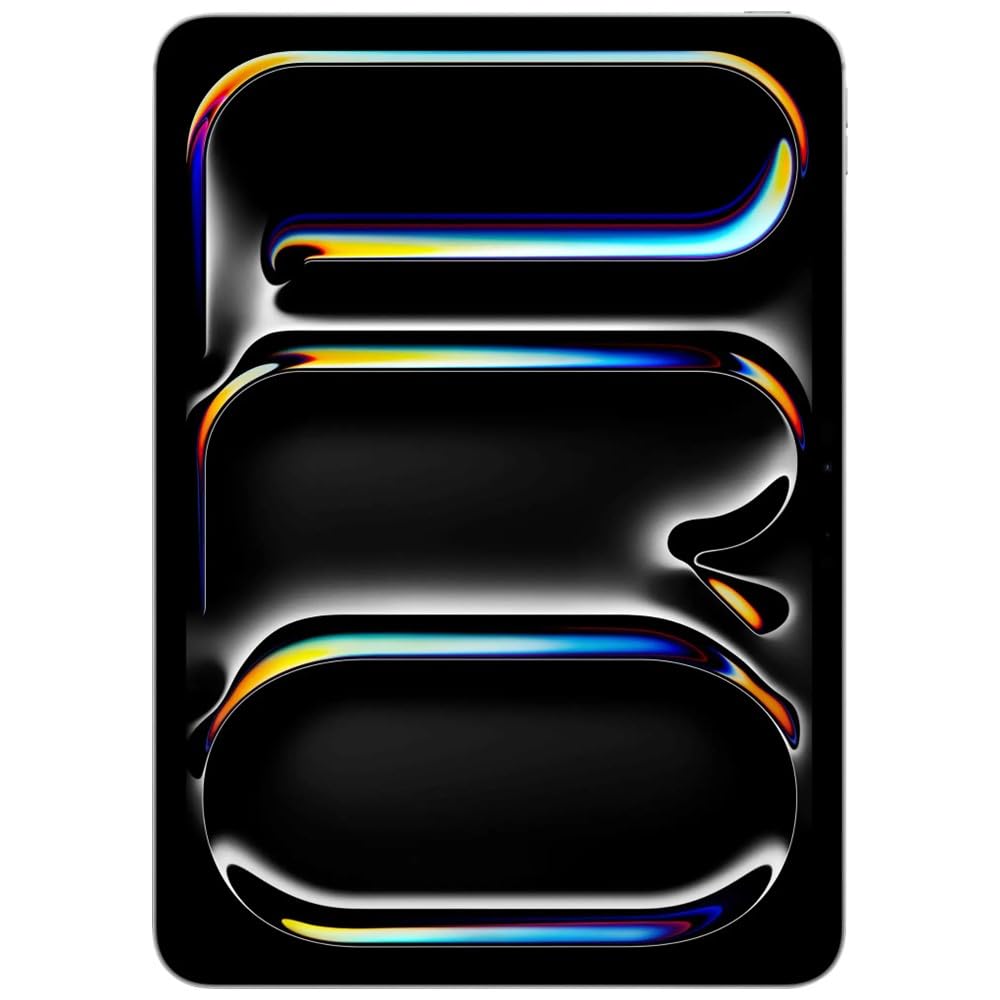 Apple 11-inch iPad Pro (M4, 2024) – Wi-Fi + Cellular – 1TB – OLED Nano-Texture Glass – Silver – Unlocked – MWRQ3LL/A