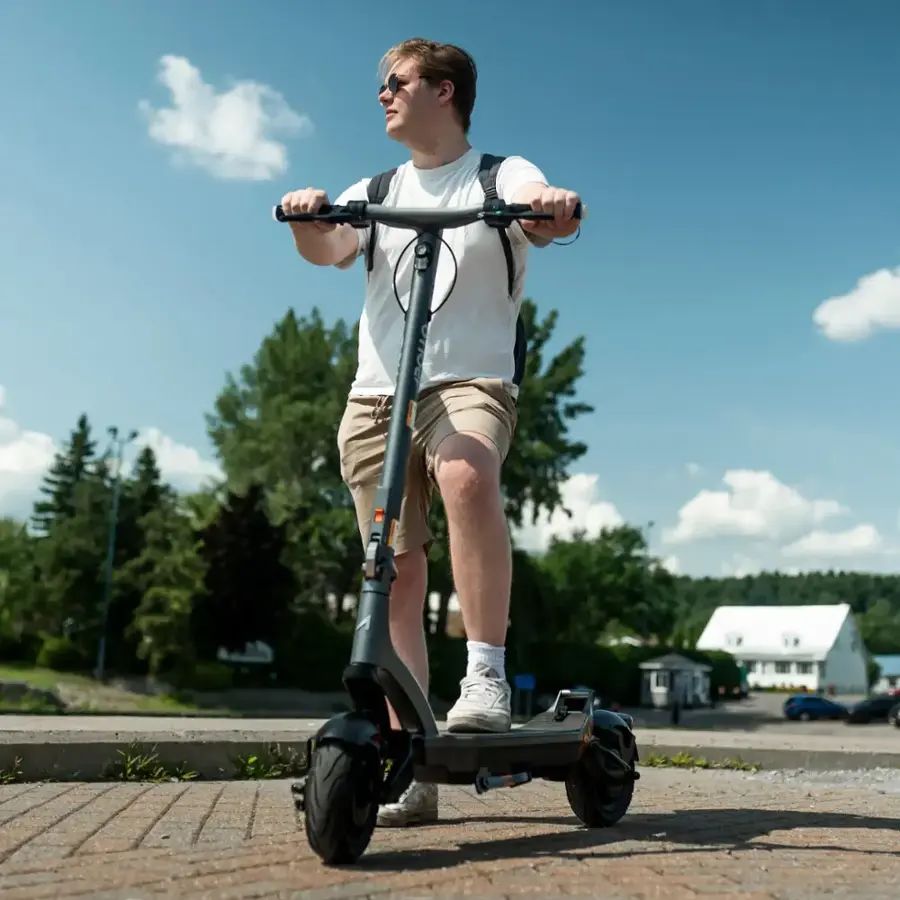 Apollo - City Pro 2024 Premium Electric Scooter w/43 mi Max Range & 34 mph Max Speed - Space Gray