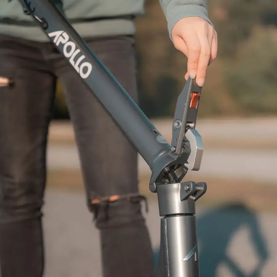 Apollo - Air Premium Electric Scooter w/43 mi Max Range & 21 mph Max Speed - Space Gray