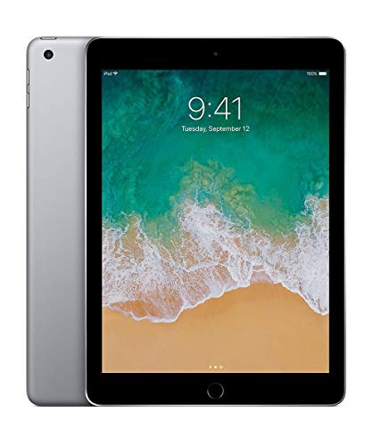 Apple iPad (6th Generation, 2018) – 9.7" Wi-Fi + Cellular – 32GB – Space Gray – MR6N2LL/A