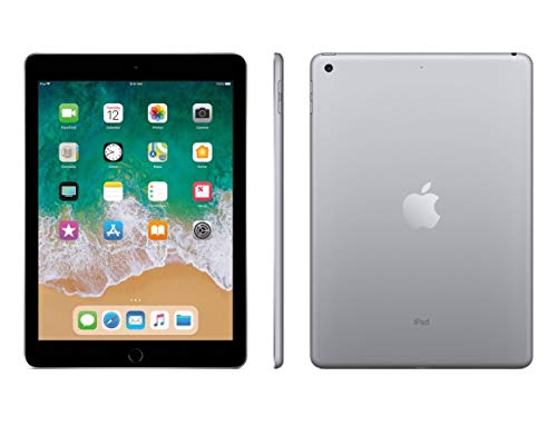 Apple iPad (6th Generation, 2018) – 9.7" Wi-Fi + Cellular – 32GB – Space Gray – MR6N2LL/A
