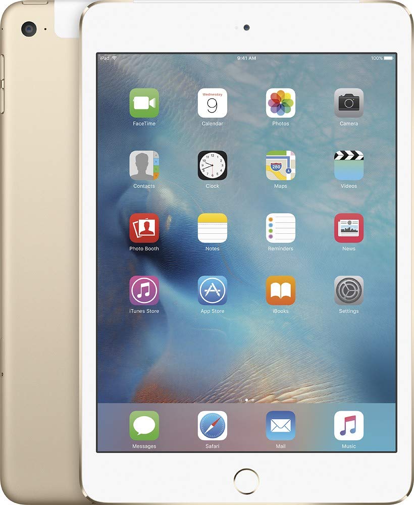Apple iPad Mini (4th Generation, 2015) – 7.9" Wi-Fi – 64GB – Gold – MK9J2LL/A