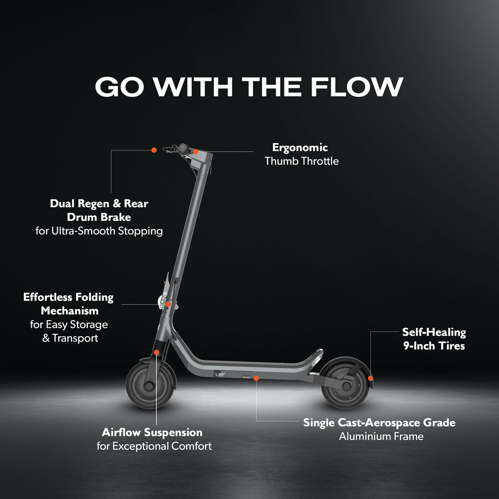 Apollo - Go Premium Dual-Motor Electric Scooter w/40 mi Max Operating Range & 28 mph Max Speed - Excellent Condition