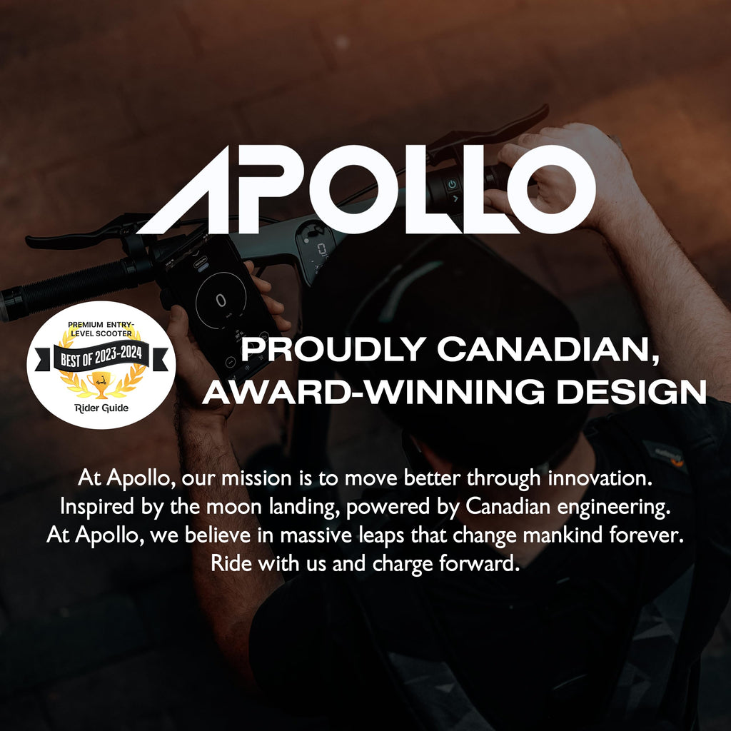 Apollo - Go Premium Dual-Motor Electric Scooter w/40 mi Max Operating Range & 28 mph Max Speed - Excellent Condition
