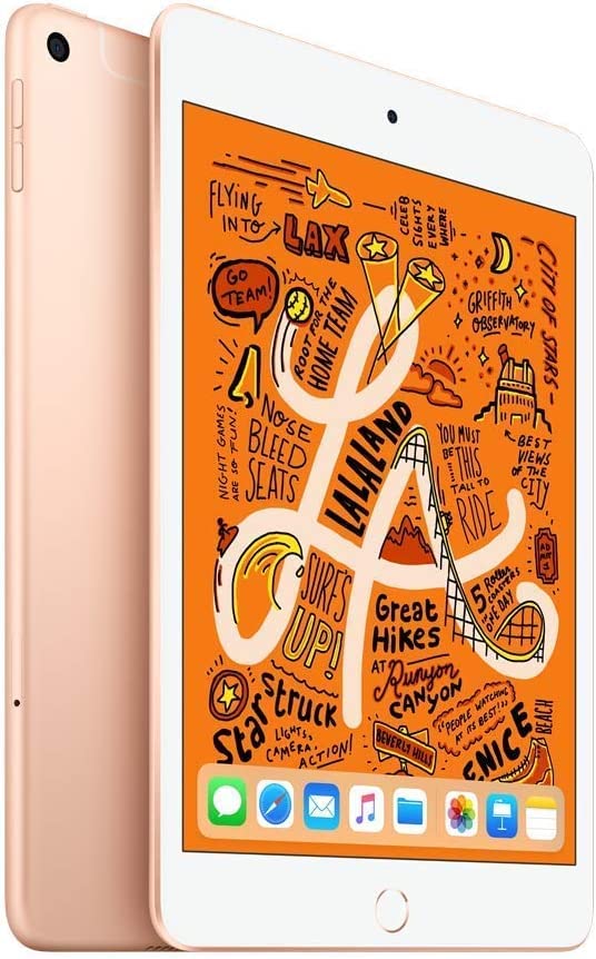 Apple iPad Mini 5th Generation (Wi-Fi + Cellular, 64GB) – Gold – MUXH2LL/A