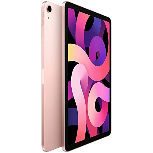Apple 10.9-Inch iPad Air (4th Generation, 2020) – Wi-Fi + Cellular – 256GB – Rose Gold (Unlocked) – MYJ52LL/A