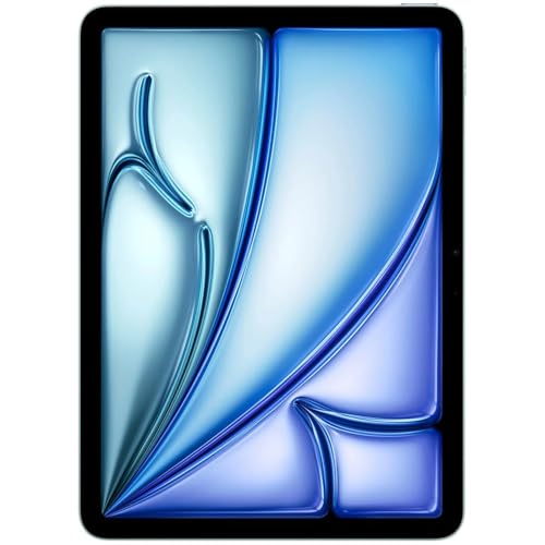 Apple 13" iPad Air (M2, 2024) – Wi-Fi + Cellular – 256GB – Blue (Unlocked) – MV6W3LL/A
