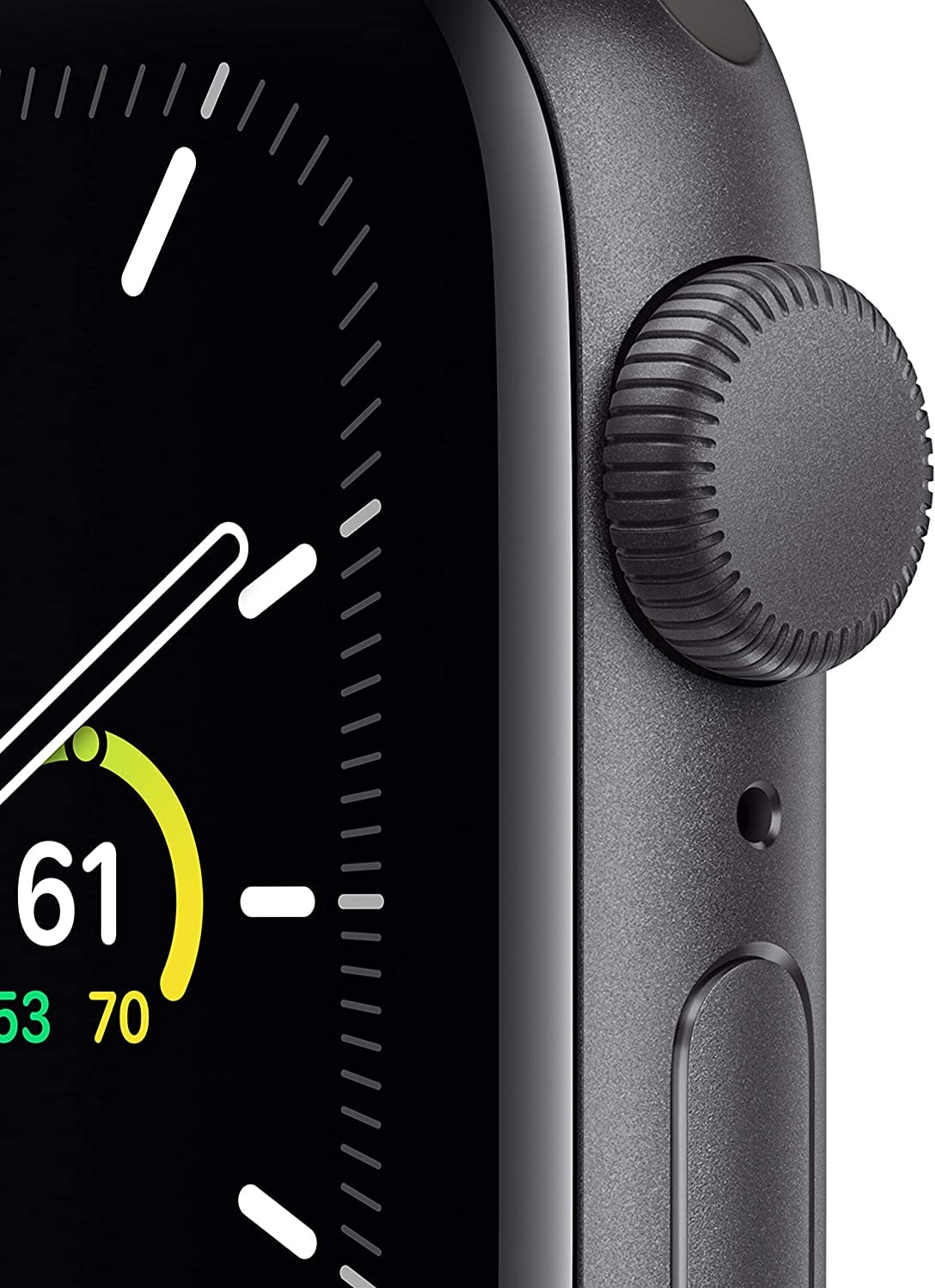 Apple Watch SE (1st Generation) (GPS) – 40mm – Space Gray Aluminum Case with Black Sport Band – MYDP2LL/A
