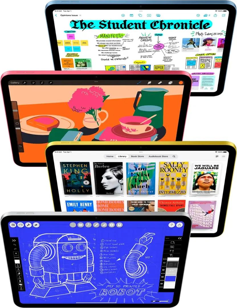 Apple iPad 11" (11th Gen) (WiFi + Cellular) - 128GB - SIlver - MD7F4LL/A