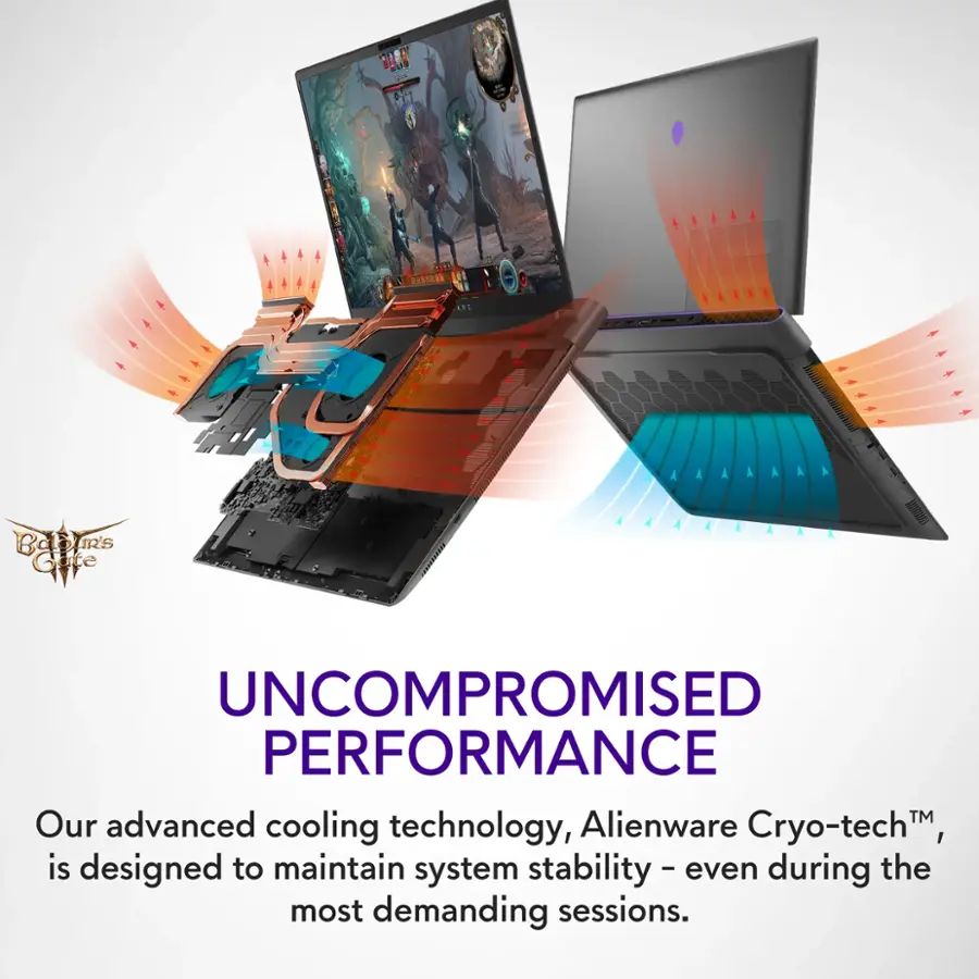 Alienware M18 R2 Gaming Laptop - 18" 165Hz WQXGA - i9-14900HX - 32GB RAM - RTX 4070 - 1TB SSD - AWM18R-9494BLK-PUS