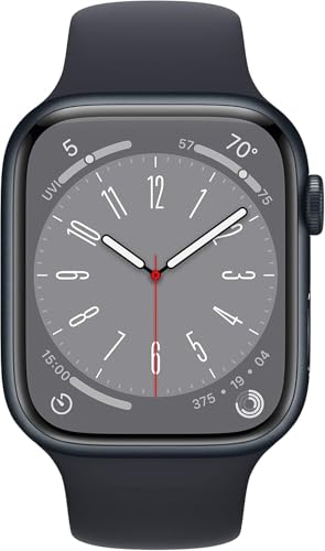 Apple Watch Series 9 (GPS + Cellular) 45mm Graphite Stainless Steel Case with Midnight Sport Band -