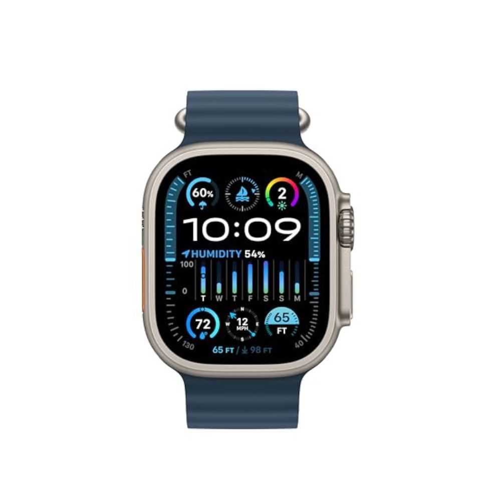 Apple Watch Ultra 2 GPS + Cellular 49mm Titanium Case with Blue Ocean Band - MREG3LW/A