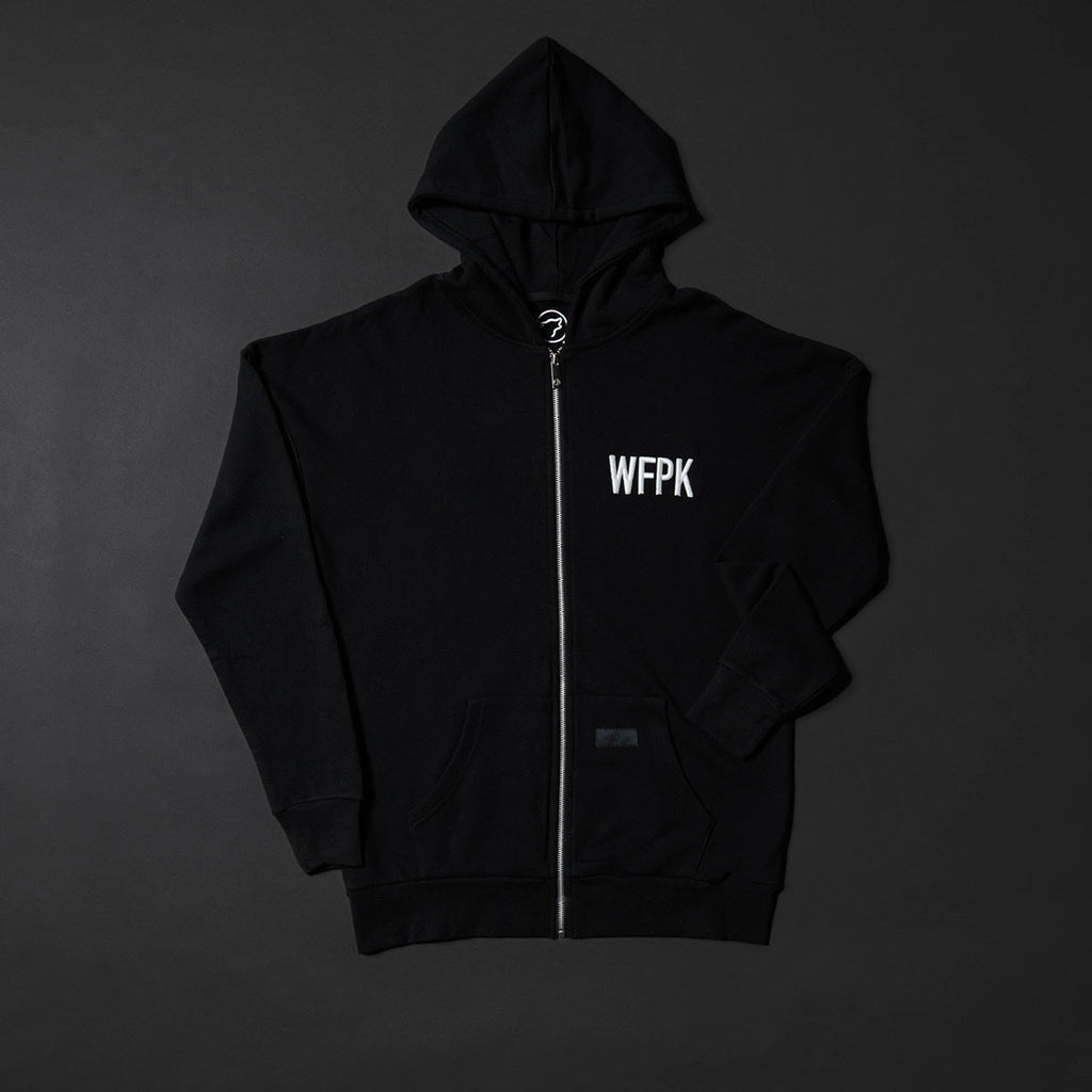 Alpha Black Zip Up Hoodie (SALE)