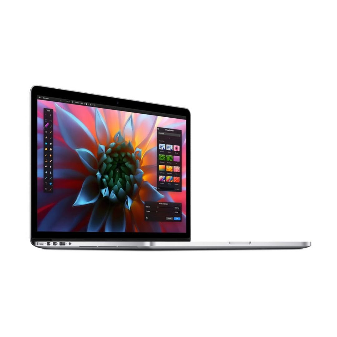 Apple MacBook Pro (Mid 2014) – 15.4" Retina – Intel Core i7-4870HQ – 16GB RAM – 512GB SSD – Silver – MGXC2LL/A