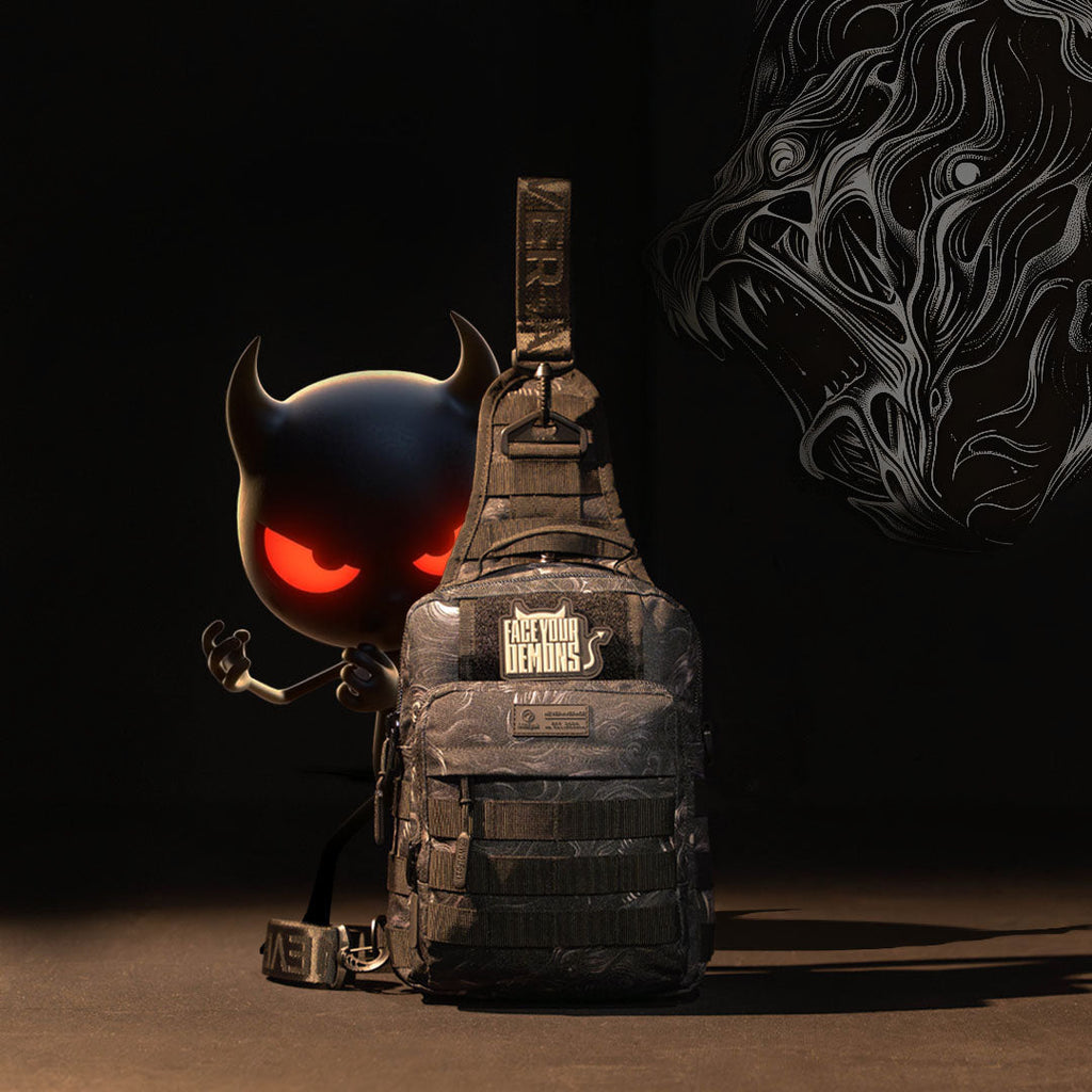 9L Tactical Sling Bag Face Your Demons