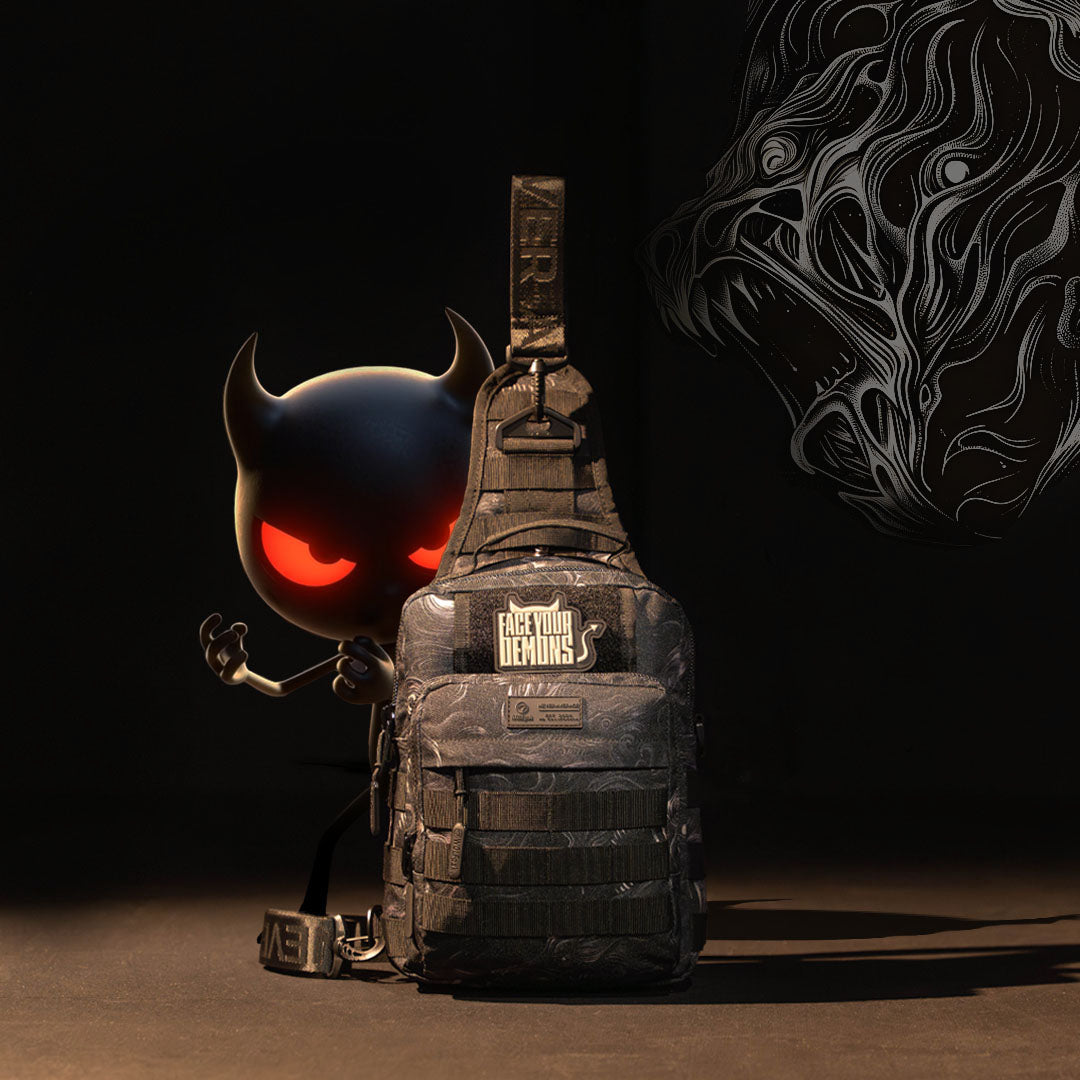 9L Tactical Sling Bag Face Your Demons
