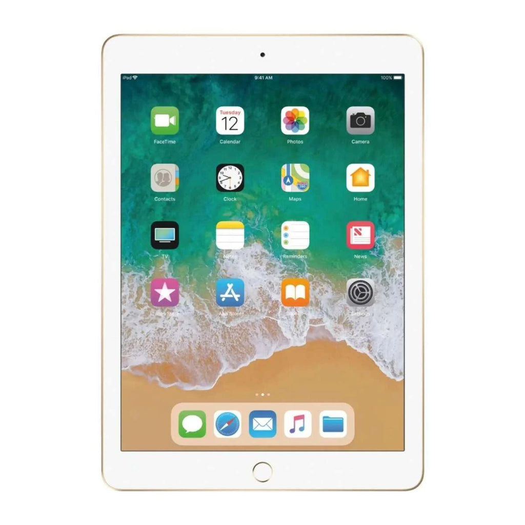 Apple iPad (5th Generation, 2017) – 9.7" Wi-Fi + Cellular – 128GB – Gold – MPGC2LL/A