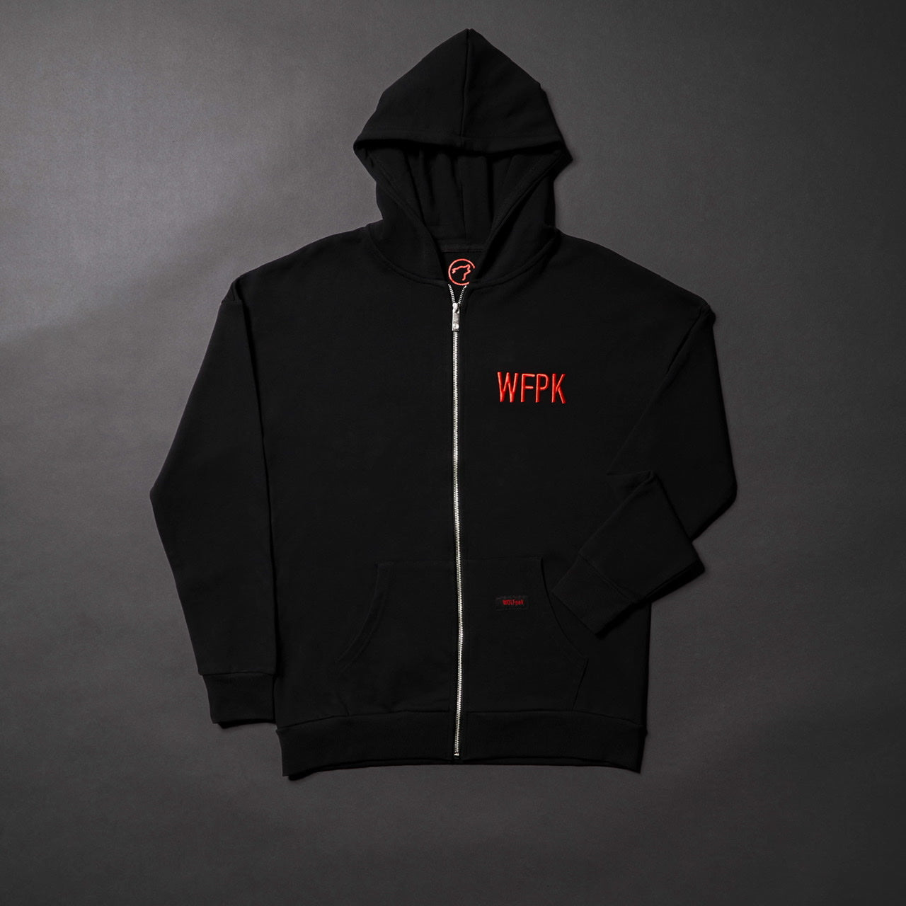 Alpha Black Savage Red Zip Up Hoodie (SALE)