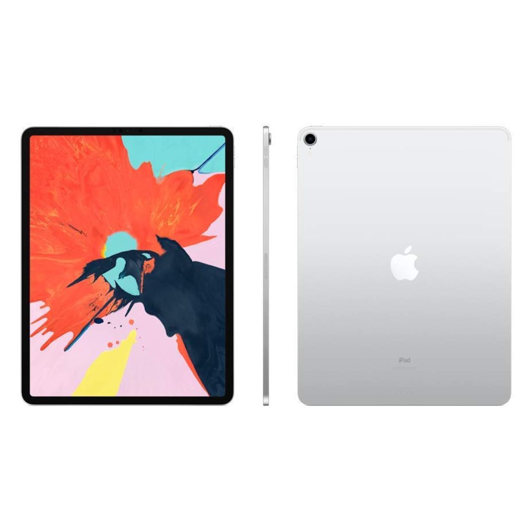 Apple iPad Pro 12.9" 3rd Gen (2018) Wi-Fi + Cellular - 512GB – Silver – MTJN2LL/A