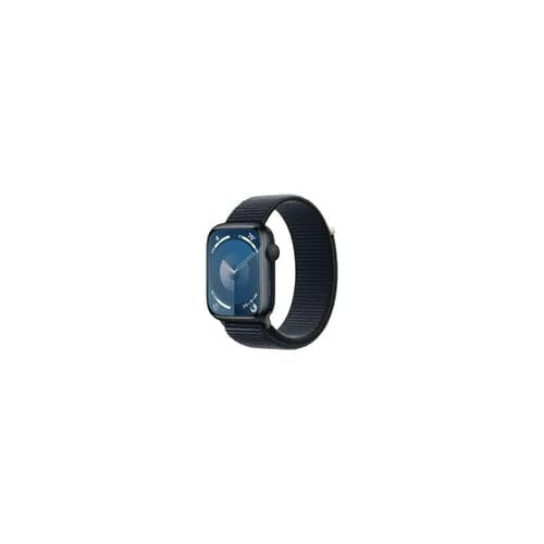 Apple Watch Series 9 (GPS) 45mm Midnight Aluminum Case with Midnight Sport Loop - Adj - MR9C3LW/A