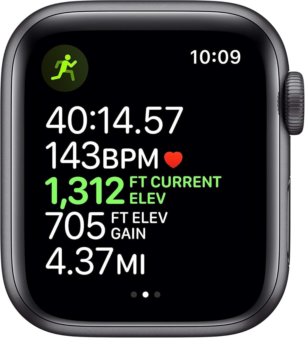 Apple Watch Series 4 (GPS + Cellular, 44MM) - Space Black Aluminum Case with Black Sport Band
