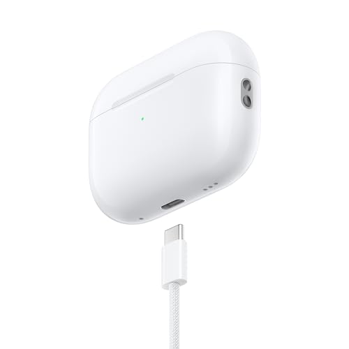 Apple - AirPods Pro (2nd generation) with MagSafe Case (USB‑C) - White - MTJV3AM/A