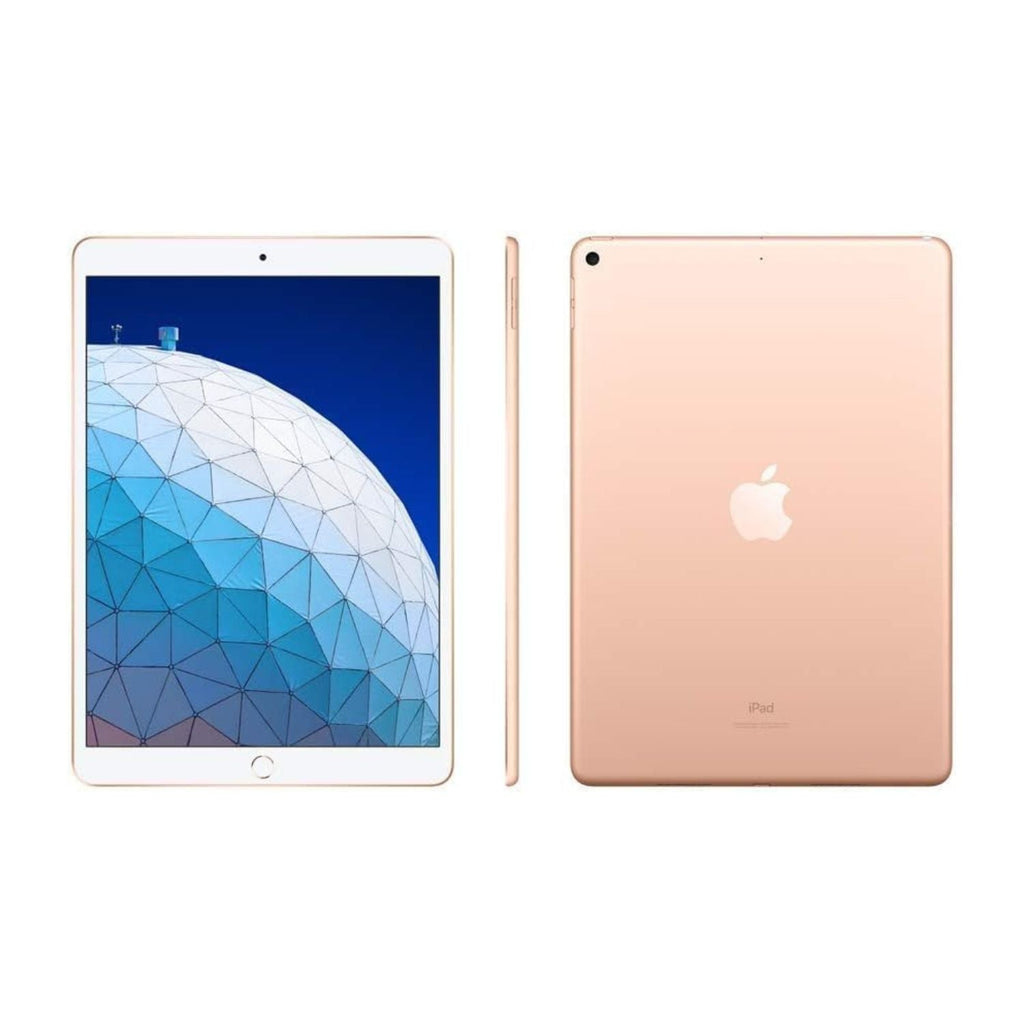 Apple iPad Air – 10.5″ (3rd Gen, 2019) Wi‑Fi + Cellular – 256 GB – Gold – MV1G2LL/A