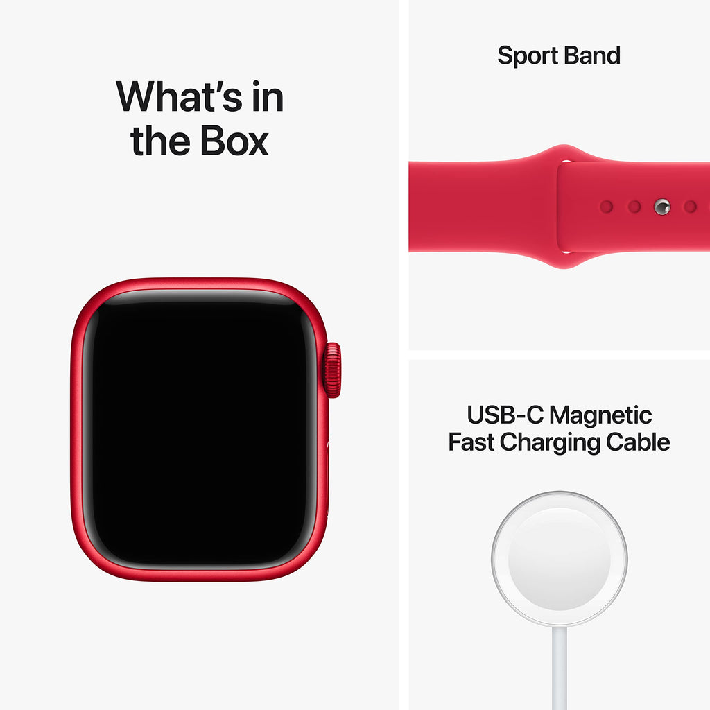 Apple Watch Series 8 GPS 41mm (PRODUCT)RED Aluminum Case with (PRODUCT)RED Sport
