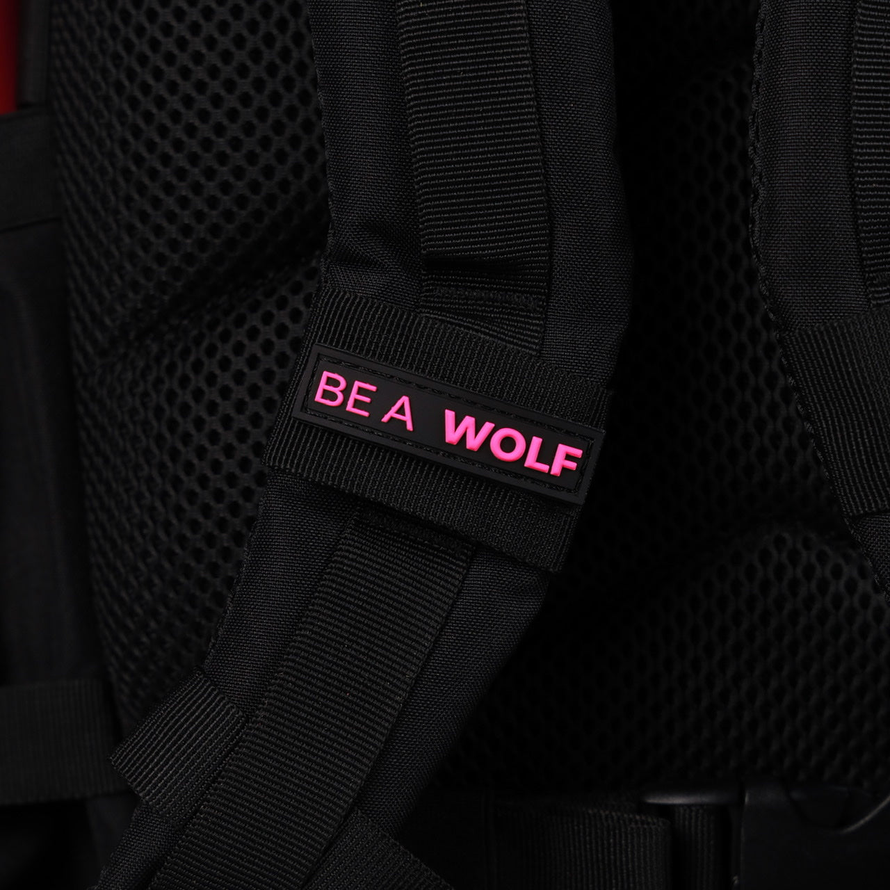 45L Backpack Black Neon Pink