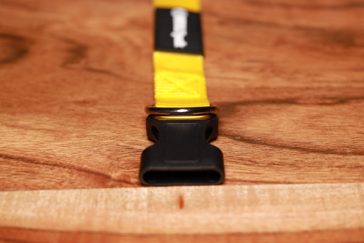 Adjustable Nylon Dog Collar Sunkiss Yellow