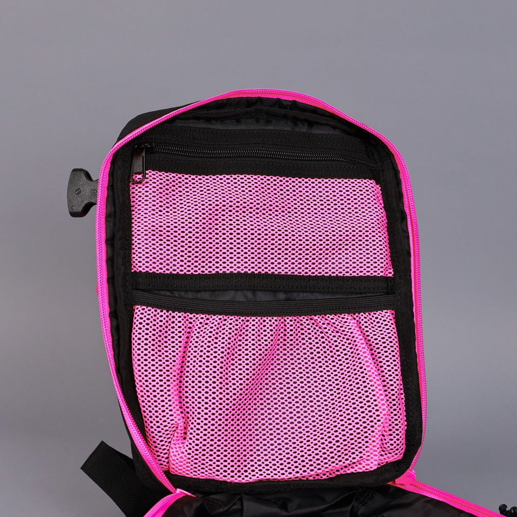 9L Backpack Mini Black Neon Pink