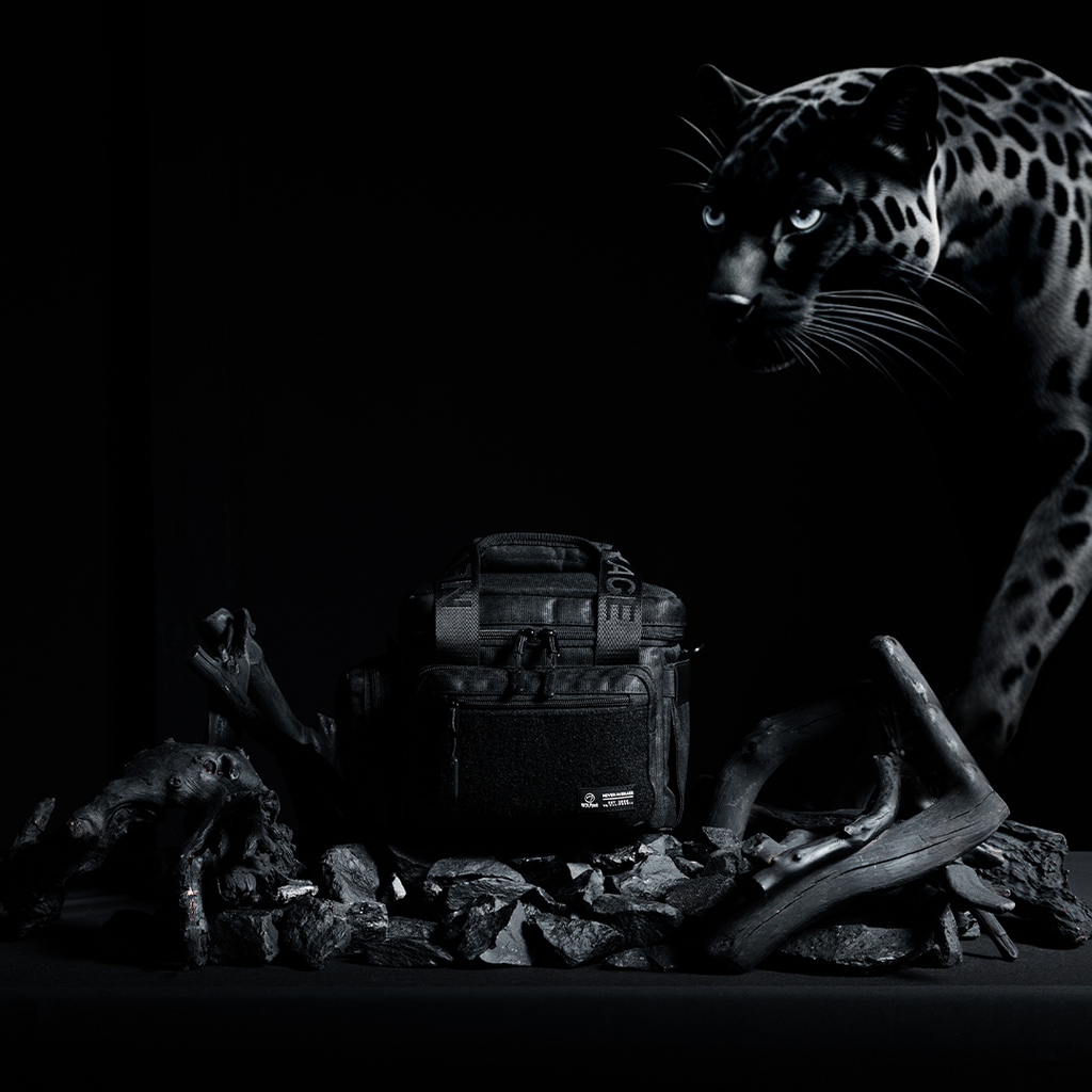 9L Black Leopard Mini Tactical Lunch Box