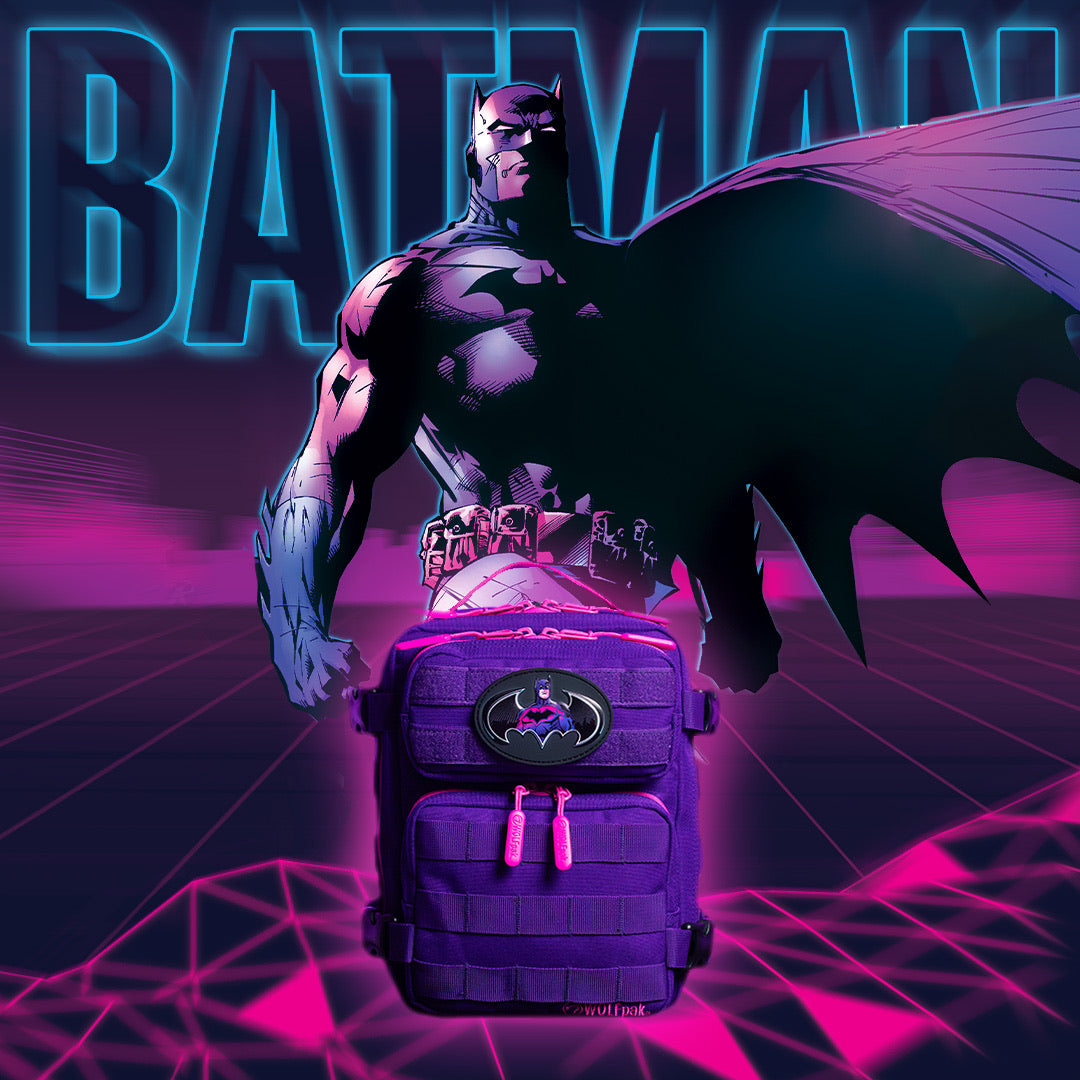 9L Backpack Mini Neon Batman