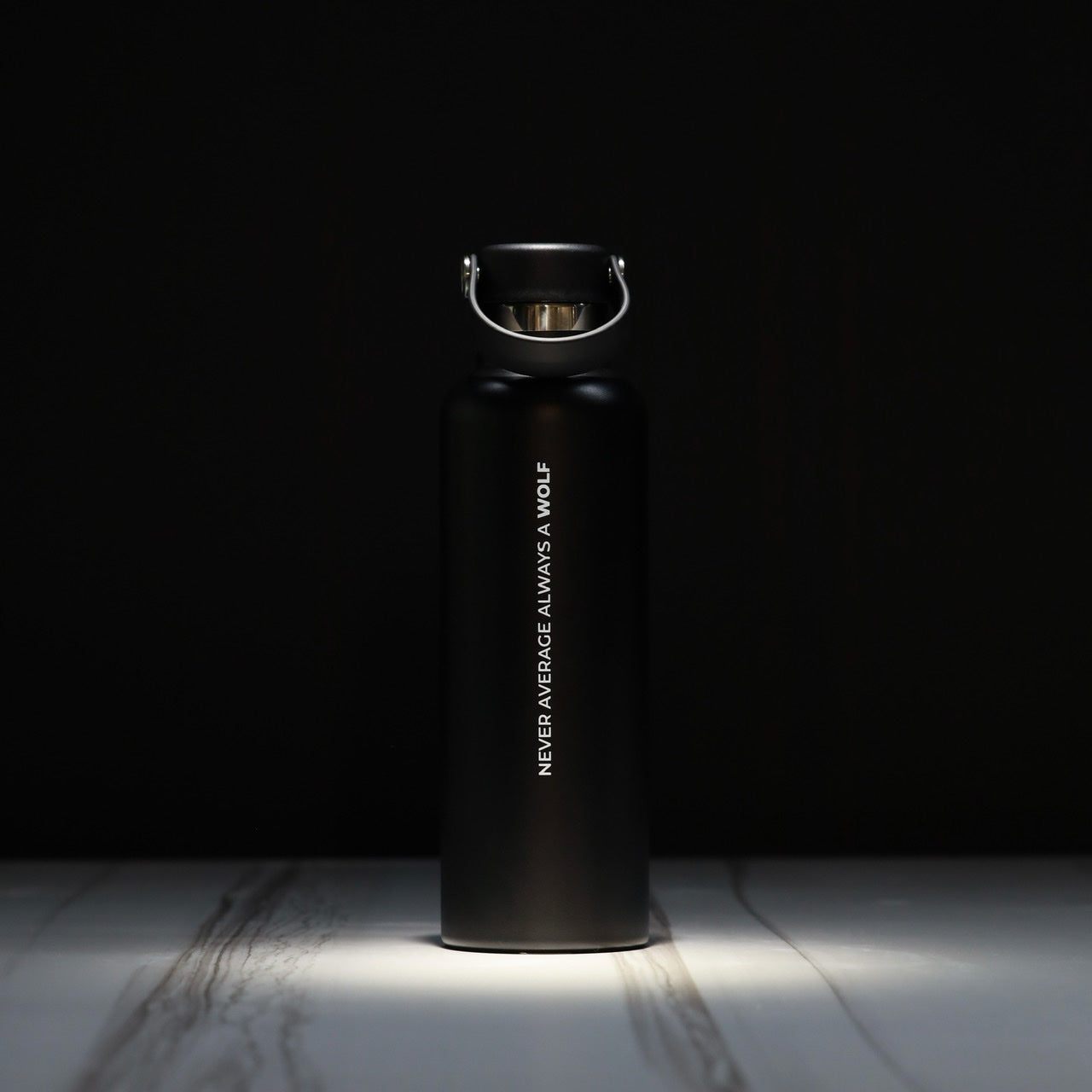 25oz Flask Alpha Black