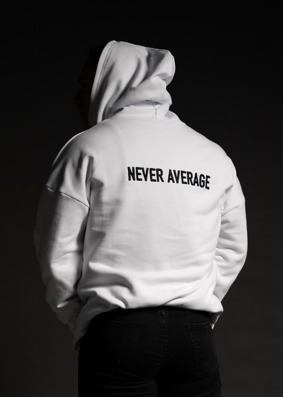 Arctic White Zip Up Hoodie (SALE)