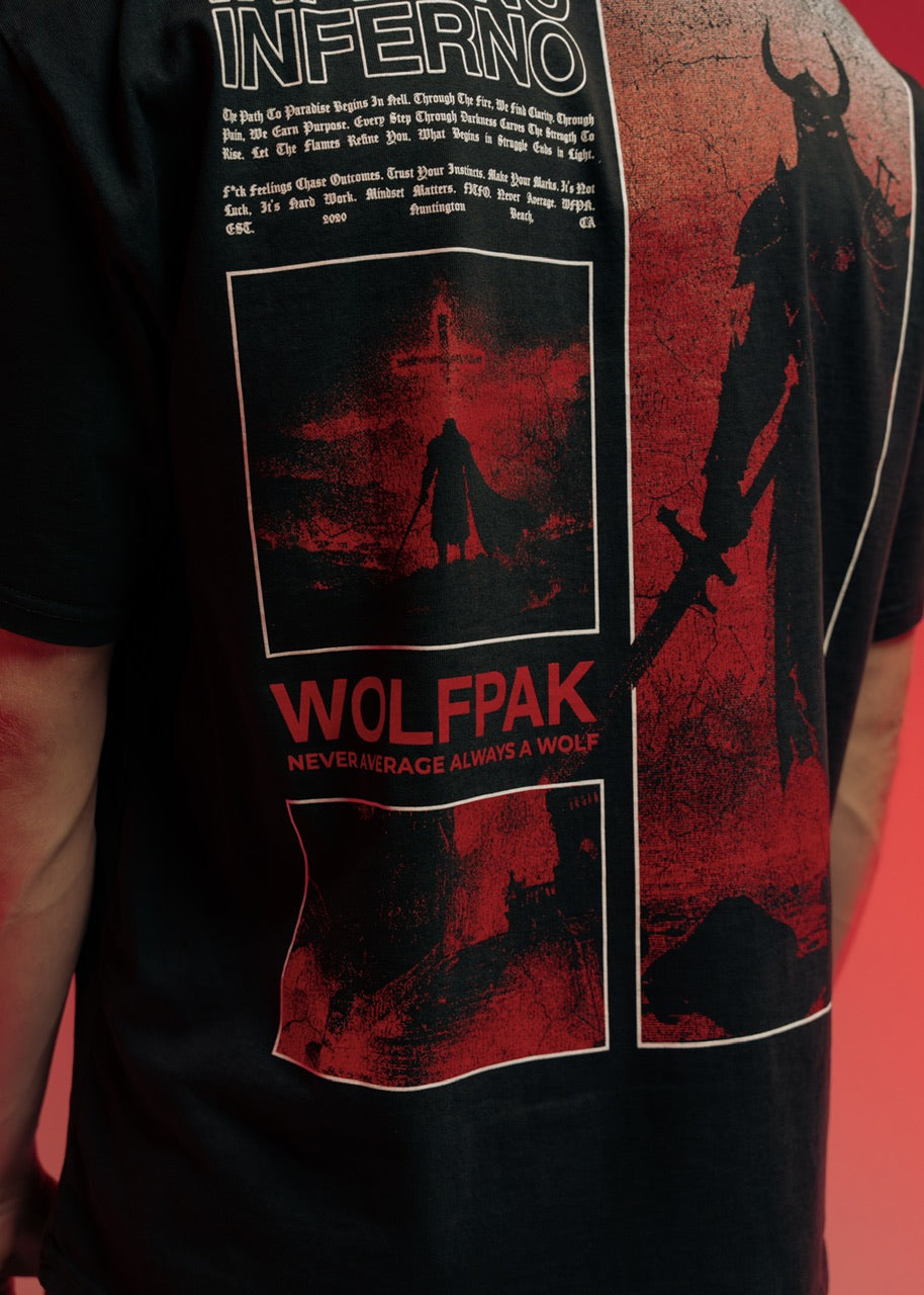 "Into The Abyss" Dante's Inferno Graphic T-Shirt