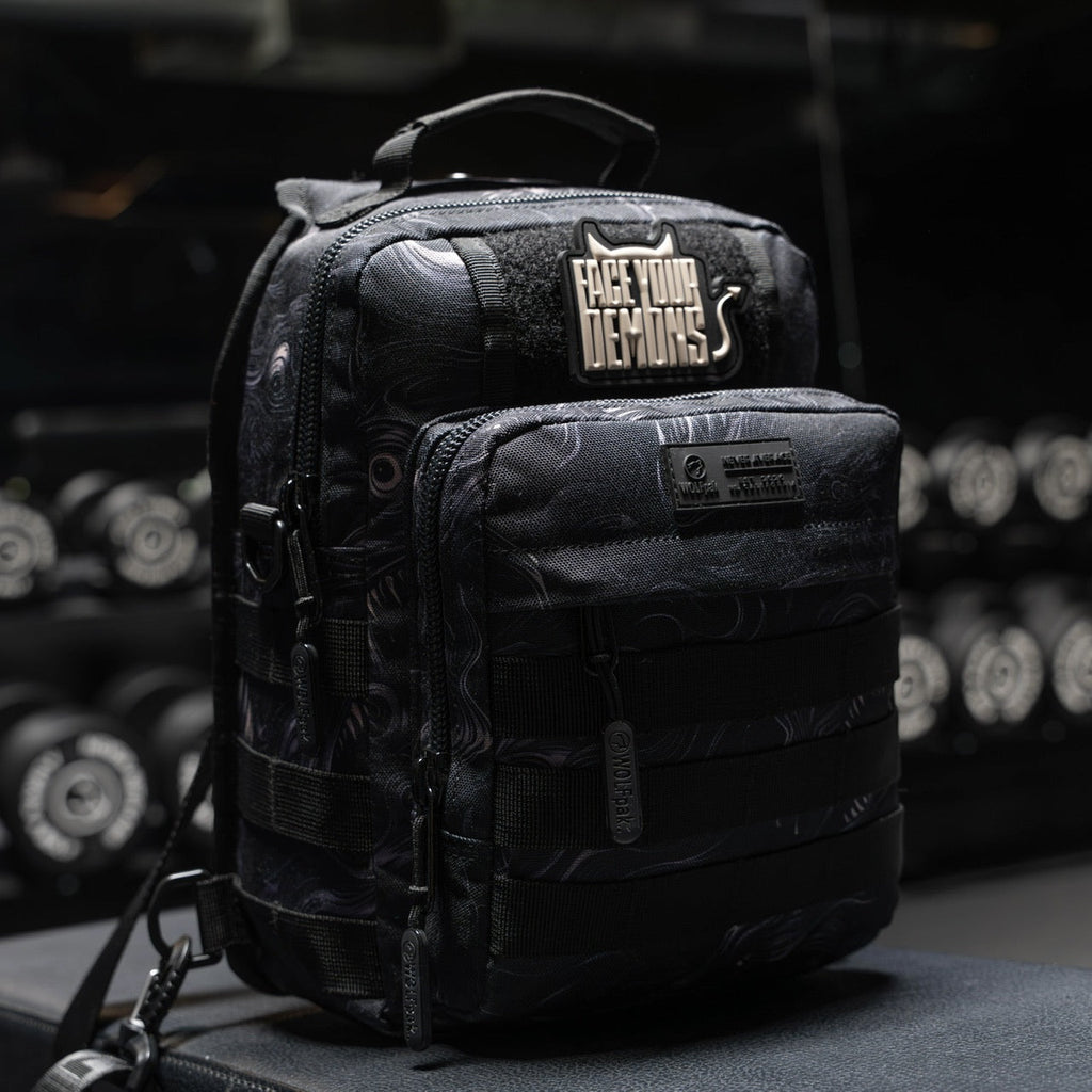 9L Tactical Sling Bag Face Your Demons