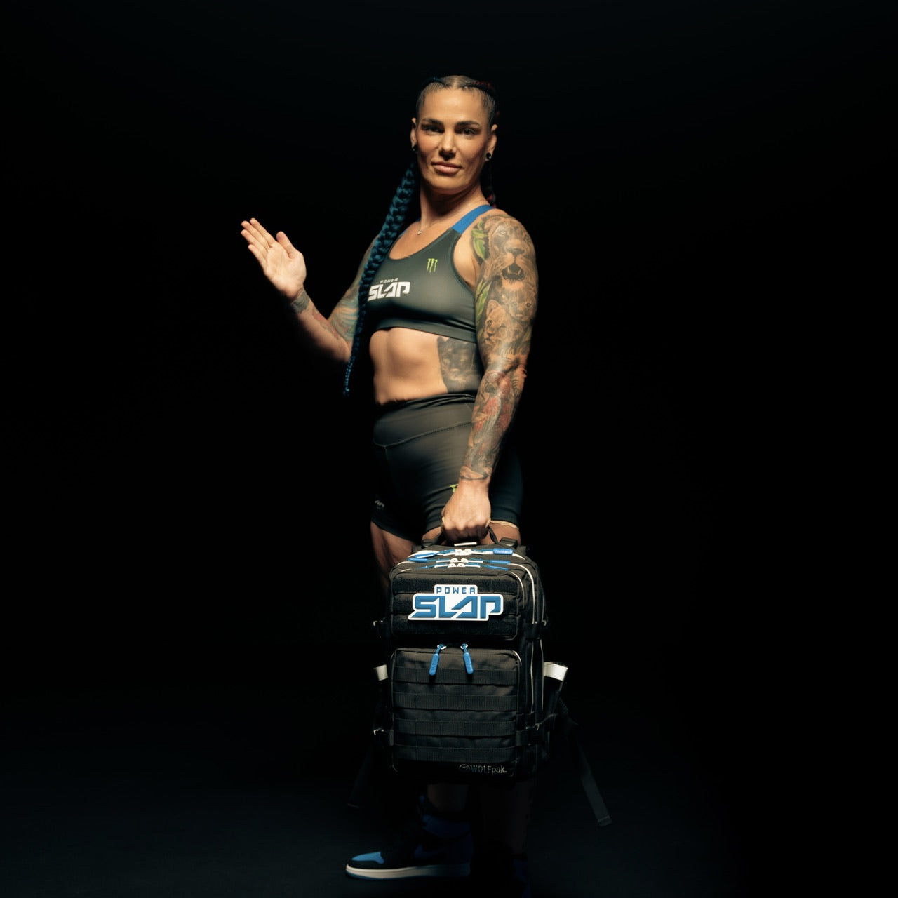 35L Backpack Power Slap Black