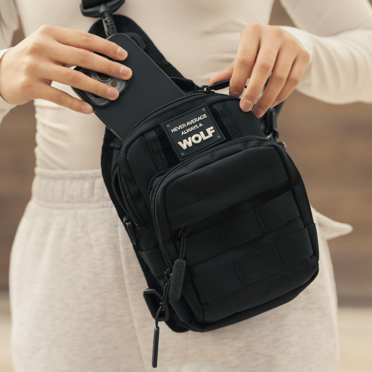 4L Mini Tactical Sling Bag Alpha Black